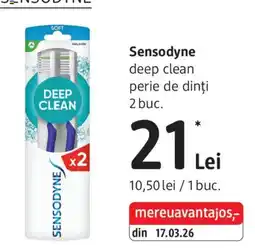 DM Sensodyne deep clean perie de dinți Ofertă