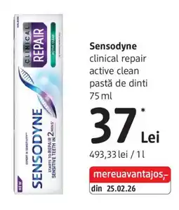 DM Sensodyne clinical repair active clean Ofertă