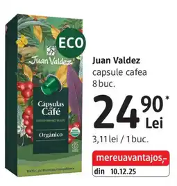 DM Juan Valdez capsule cafea Ofertă