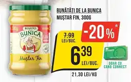 Mega Image Bunătăți de la Bunica Muștar Fin Ofertă