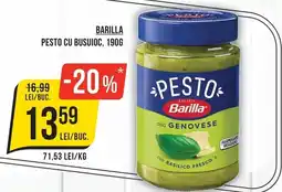 Mega Image Barilla pesto cu busuioc Ofertă