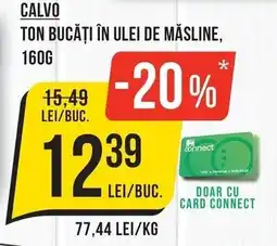 Mega Image Calvo ton bucăți în ulei de măsline Ofertă