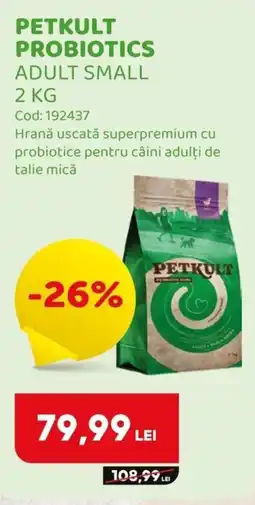 Animax Petkult probiotics adult small Ofertă