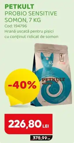 Animax Petkult probio sensitive somon Ofertă