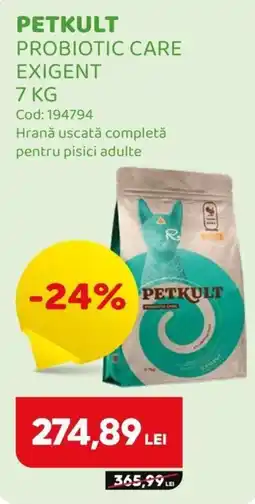 Animax Petkult probiotic care exigent Ofertă
