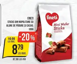 Mega Image fineti mini wafer sticks Ofertă