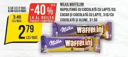 Mega Image Milka Waffelini Ofertă