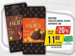 Mega Image Heidi dark ciocolată amăruie Ofertă