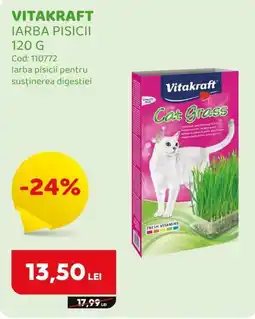 Animax Vitakraft iarba pisicii Ofertă