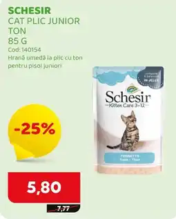 Animax Schesir cat plic junior ton Ofertă