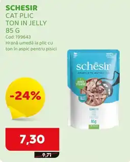 Animax Schesir cat plic ton in jelly Ofertă