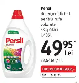 DM Persil detergent lichid pentru rufe colorate Ofertă