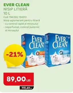 Animax Ever Clean nisip litieră Ofertă