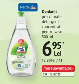 DM Denkmit pro climate detergent concentrat pentru vase Ofertă