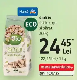DM dmBio fistic copt și sărat Ofertă