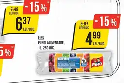Mega Image Fino pungi alimentare Ofertă