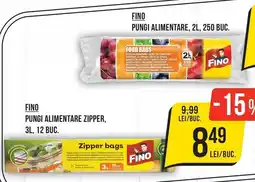 Mega Image Fino pungi alimentare zipper Ofertă