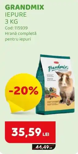 Animax Grandmix iepure Ofertă