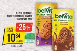 Mega Image Belvita biscuiti cu cereale, diverse sortimente Ofertă