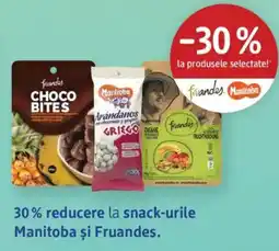 DM Manitoba Fruandes snack-uri Ofertă