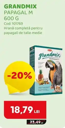Animax Grandmix papagal m Ofertă