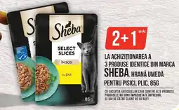 Mega Image Sheba hrana umeda pentru pisici, plic Ofertă
