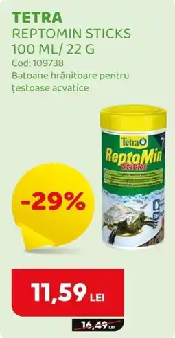 Animax Tetra reptomin sticks Ofertă