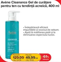 Dr.Max Avène Cleanance Gel de curățare pentru ten cu tendință acneică Ofertă