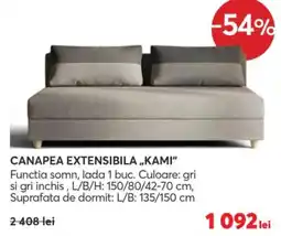 Mobila Videnov Kami canapea extensibila Ofertă