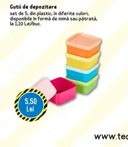 TEDI Cutii de depozitare Ofertă