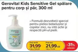 Dr.Max Gerovital Kids Sensitive Gel spălare pentru corp și păr Ofertă
