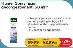 Dr.Max Humer Spray nazal decongestionant Ofertă