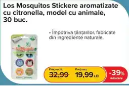 Dr.Max Los Mosquitos Stickere aromatizate cu citronella, model cu animale Ofertă