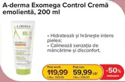 Dr.Max A-derma Exomega Control Cremă emolientă Ofertă