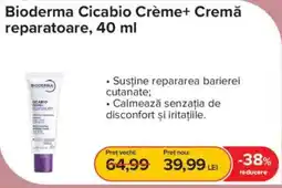 Dr.Max Bioderma Cicabio Crème+ Cremă reparatoare Ofertă