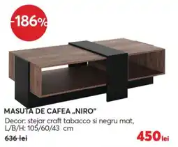Mobila Videnov Masuta de cafea niro Ofertă
