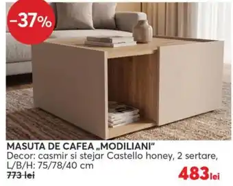 Modiliani masuta de cafea