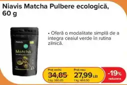 Dr.Max Niavis Matcha Pulbere ecologica Ofertă