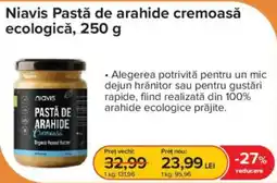 Dr.Max Niavis pastă de arahide cremoasă ecologică Ofertă