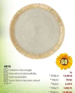 BetterStyle Suport farfurii decorativ rotund Ofertă
