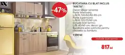 Mobila Videnov Bucatarie cu blat inclus Areta Ofertă