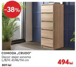 Mobila Videnov Comoda CRUDO Ofertă