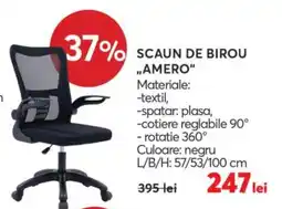 Mobila Videnov Amero scaun de birou Ofertă