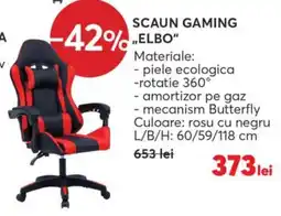 Mobila Videnov Elbo scaun gaming Ofertă