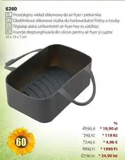 BetterStyle Insertie dreptunghiulara din silicon pentru air fryer si cuptor Ofertă