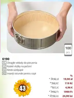 BetterStyle Insertii rotunde pentru copt Ofertă