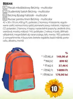 BetterStyle Rucsac pentru tineri BeUniq- multicolor Ofertă
