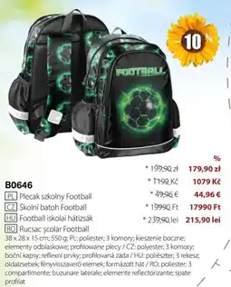 BetterStyle Rucsac școlar Football Ofertă
