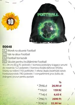 BetterStyle Football Săculeț pentru încălțăminte Ofertă