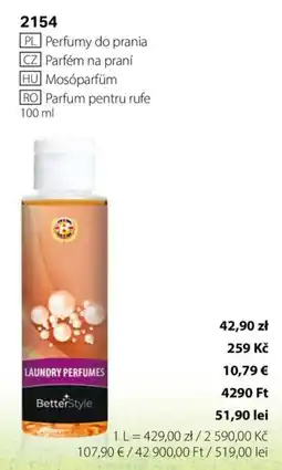 BetterStyle BetterStyle Perfum pentru rufe Ofertă